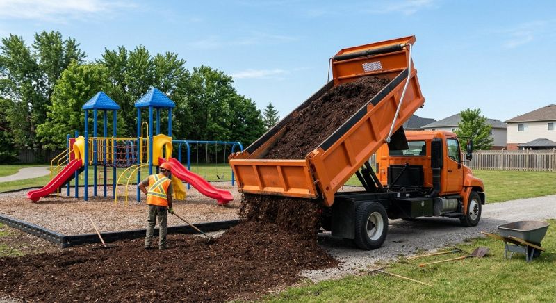 Playground Mulch Delivery Service