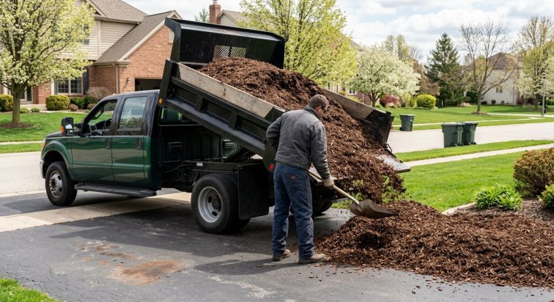 Playground Mulch Delivery
