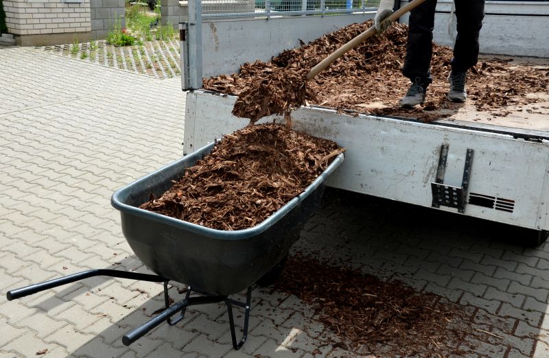 Mulch Delivery Truck